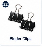 Binder Clips Assorted Pack