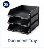 3-Tier Document Tray
